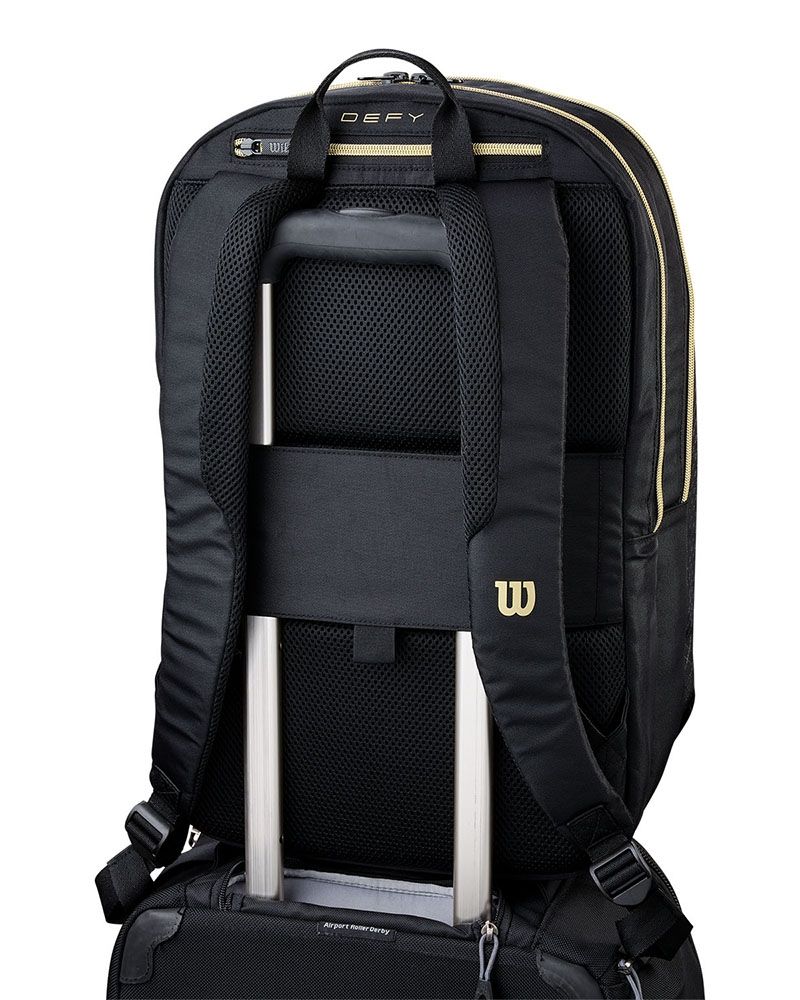 MOCHILA WILSON DEFY V1 PADEL BLACK/GOLD