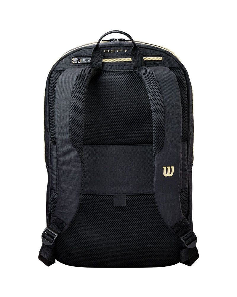 MOCHILA WILSON DEFY V1 PADEL BLACK/GOLD